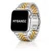 Apple Watch "Jubilee" láncszemes fém óraszíj /ezüst-arany/ 40/41 és 42mm