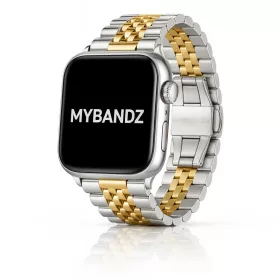   Apple Watch "Jubilee" láncszemes fém óraszíj /ezüst-arany/ 40/41 és 42mm