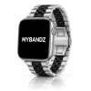 Apple Watch "Jubilee" láncszemes fém óraszíj /ezüst-fekete/ 40/41 és 42mm