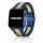 Apple Watch "Jubilee" láncszemes fém óraszíj /kék-arany/ 40/41 és 42mm