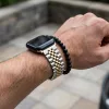Apple Watch "Jubilee" láncszemes fém óraszíj /ezüst-arany/ 40/41 és 42mm