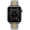 Apple Watch "Jubilee" láncszemes fém óraszíj /ezüst-arany/ 42/44/45/49 mm