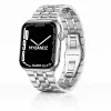 Apple Watch "Pearlmaster" láncszemes fém óraszíj /ezüst/ 40/41 és 42mm