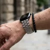 Apple Watch "Pearlmaster" láncszemes fém óraszíj /ezüst/ 40/41 és 42mm