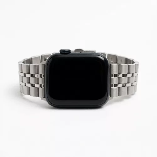 Apple Watch "Pearlmaster" láncszemes fém óraszíj /ezüst/ 40/41 és 42mm
