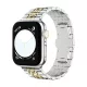 Apple Watch "Pearlmaster" láncszemes fém óraszíj /ezüst-arany/ 40/41 és 42mm
