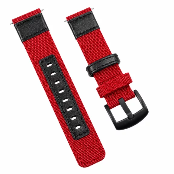 MYBANDZ Farmer szövet óraszíj /piros/ 20mm