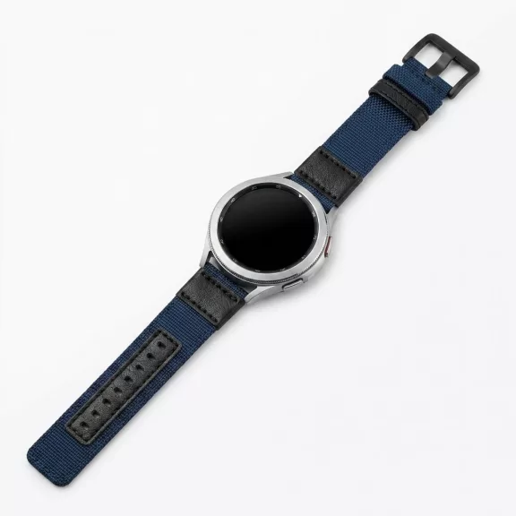 MYBANDZ Farmer szövet óraszíj /sötét kék/ 20mm