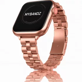   Apple Watch "Jubilee" láncszemes vékony fém óraszíj /rosegold/ 44/45/46/49 mm