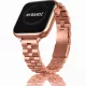 Apple Watch "Jubilee" láncszemes vékony fém óraszíj /rosegold/ 44/45/46/49 mm