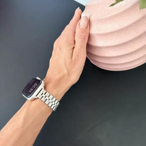 Apple Watch Jubilee láncszemes vékony fém óraszíj /ezüst/ 40/41 és 42mm