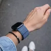 Apple Watch két részes mágneses szövet pánt /farmer/ 40/41 és 42mm