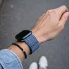 Apple Watch két részes mágneses szövet pánt /farmer/ 44/45/46/49 mm