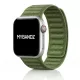 Apple Watch két részes mágneses szövet pánt /zöld/ 44/45/46/49 mm