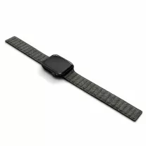   Apple Watch két részes mágneses szövet pánt /fekete/ 44/45/46/49 mm
