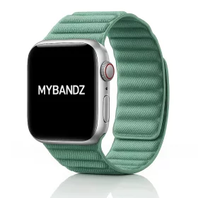   Apple Watch két részes mágneses szövet pánt /zöldeskék/ 40/41 és 42mm