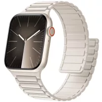   Apple Watch sportos mágneses szilikon pánt /bézs/40/41 és 42mm