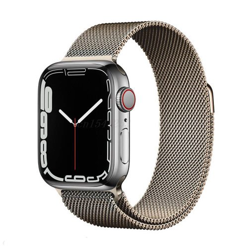 Apple Watch milánói fém óraszíj /pezsgőarany/ 42/44/45/49 mm