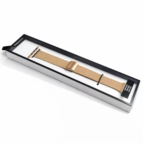 Apple Watch csatos milánói fém óraszíj /rosegold/ 40/41 és 42mm