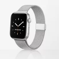   Apple Watch csatos milánói fém óraszíj /ezüst/ 40/41 és 42mm