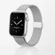 Apple Watch csatos milánói fém óraszíj /ezüst/ 40/41 és 42mm