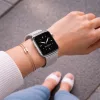 Apple Watch csatos milánói fém óraszíj /ezüst/ 40/41 és 42mm