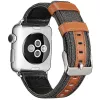 Apple Watch farmer-szövet óraszíj /fekete/ 44/45/46/49 mm