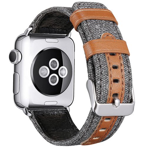 Apple Watch farmer-szövet óraszíj /sötét-szürke/ 42/44/45/49 mm