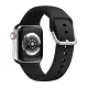 Apple Watch csatos szilikon óraszíj /fekete/ 44/45/46/49 mm