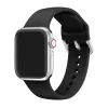 Apple Watch csatos szilikon óraszíj /fekete/ 44/45/46/49 mm