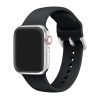 Apple Watch csatos szilikon óraszíj /fekete/ 42/44/45/49 mm