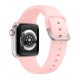 Apple Watch csatos szilikon óraszíj /púder/ 42/44/45/49 mm