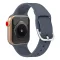 Apple Watch csatos szilikon óraszíj /szürkés-kék/ 44/45/46/49 mm