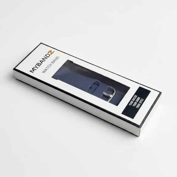 Apple Watch csatos szilikon óraszíj /szürkés-kék/ 40/41/42 mm