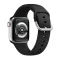 Apple Watch csatos szilikon óraszíj /fekete/ 40/41 és 42mm