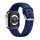 Apple Watch csatos szilikon óraszíj /sötét kék/ 40/41 és 42mm