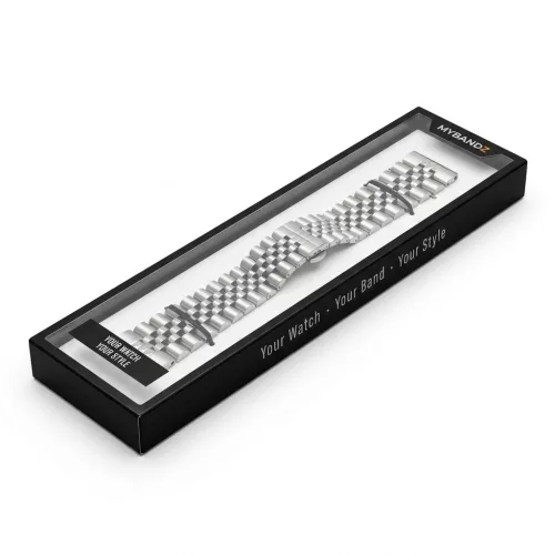 MYBANDZ Steel'o fém óraszíj / ezüst / 20mm