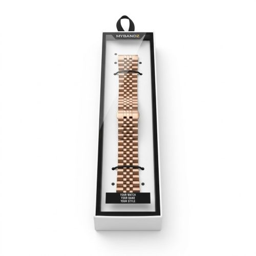MYBANDZ Steel'o fém óraszíj / rosegold / 20mm
