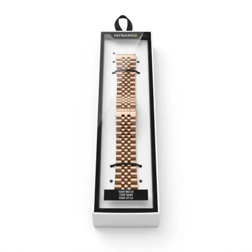 MYBANDZ Steel'o fém óraszíj / rosegold / 20mm