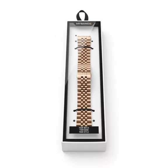 MYBANDZ Jubilee fém óraszíj / rosegold / 20mm