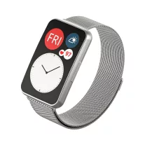 MYBANDZ Milánói fém szíj /ezüst/-Huawei Watch Fit 1