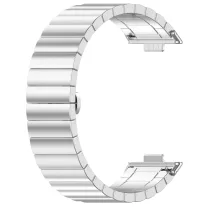   MYBANDZ Nagy láncszemes fém óraszíj/ezüst-Huawei Watch Fit 3/4/5