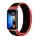 MYBANDZ Tépőzáras szövet óraszíj/piros-fekete Huawei Band 8-9