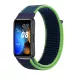 MYBANDZ Tépőzáras szövet óraszíj/zöld-kék Huawei Band 8-9