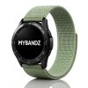 MYBANDZ Tépőzáras rugalmas szövet óraszíj / olivazöld / 22mm