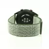 MYBANDZ Tépőzáras rugalmas szövet óraszíj / olivazöld / 20mm