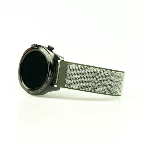 MYBANDZ Tépőzáras rugalmas szövet óraszíj / olivazöld / 20mm