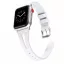 Apple Watch lélegző bőróraszíj /fehér/ - 40/41 és 42mm