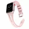 Apple Watch lélegző bőróraszíj /pink/ - 40/41 és 42mm