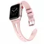 Apple Watch lélegző bőróraszíj /pink/ - 40/41 és 42mm